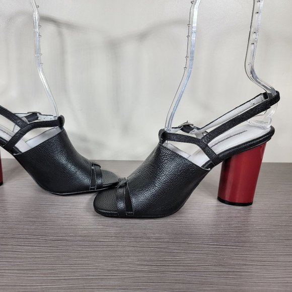 Jeffrey Campbell Slingback Sandal, Black Size 9.5 - Picture 6 of 12